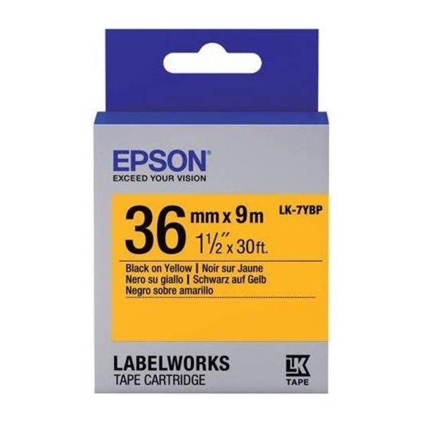 EPSON Tape Zwart op Geel 36 mm (C53S657005)