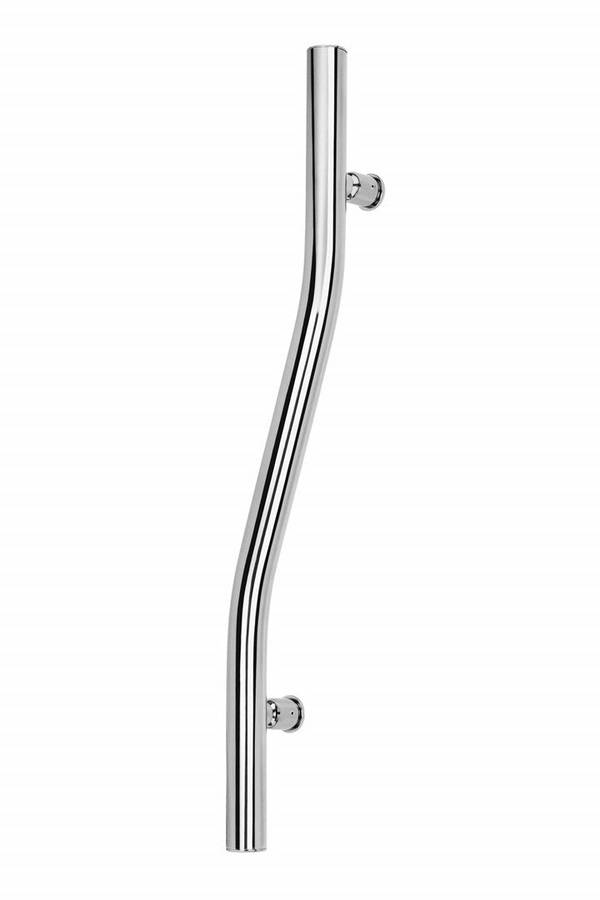 Deante Decoratieve Wandbeugel 615 mm Gepolijst Staal