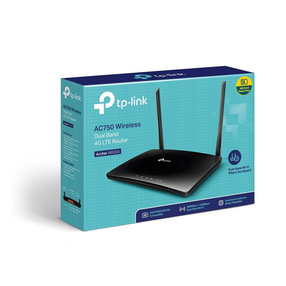 TP-Link Archer MR200 Draadloze Router Dual-band 4 g Zwart-4