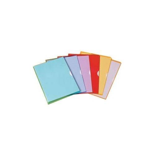 ELBA DIN A4 Fard'Liss Documenthoezen, PVC 0,18 mm, Geel, 10 Stuks, 100206695-0