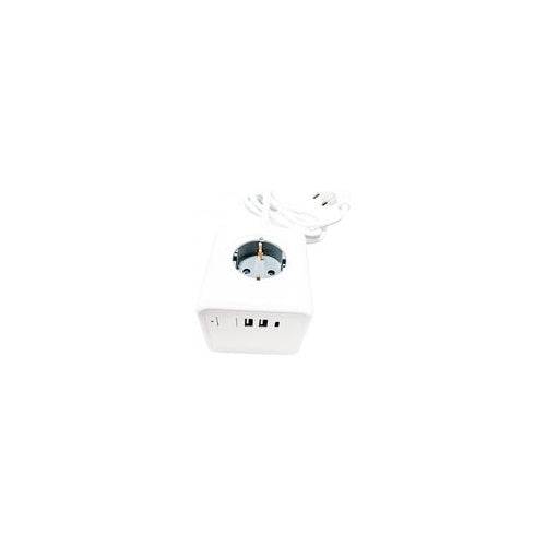 Technaxx 5004 Stekkerdoos Cube Wit Schuko 1 st.-0