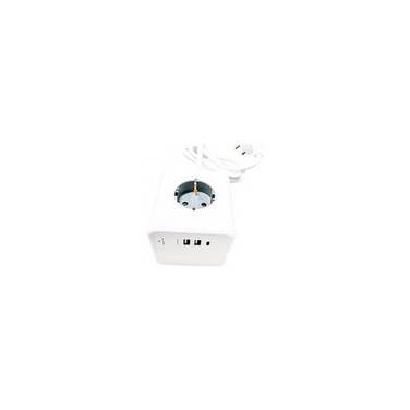 Technaxx 5004 Stekkerdoos Cube Wit Schuko 1 st.