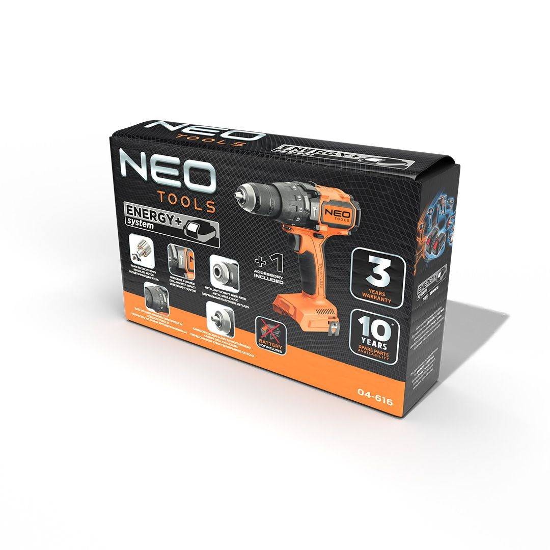 NEO tools Borenschroefmachine Brushless 100 Nm Impact 18V 04-616-1