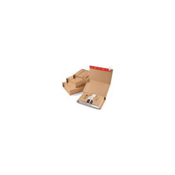 Colompac Leveringsdoos Bruin Rechthoekig 270 x 190 x 80 mm Zelfklevende Sluiting (CP020.06.020)