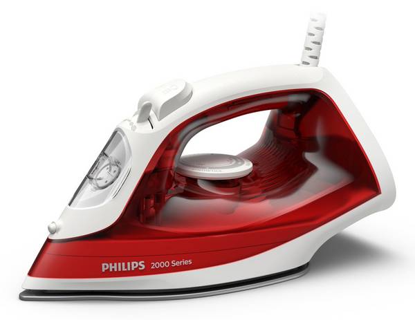 Philips 2000 Series DST2010/40 Stoomstrijkijzer Rood/Wit