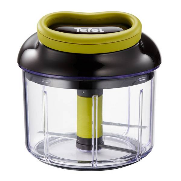 Tefal K13204 Handmatige Voedselhakker - Zwart, Groen, Transparant - K13204