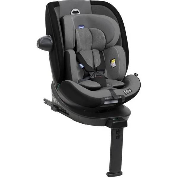 Chicco Everone Autostoel - Groep 0/1/2/3 - i-Size - Draaibaar - Verstelbaar - Grijs/Zwart