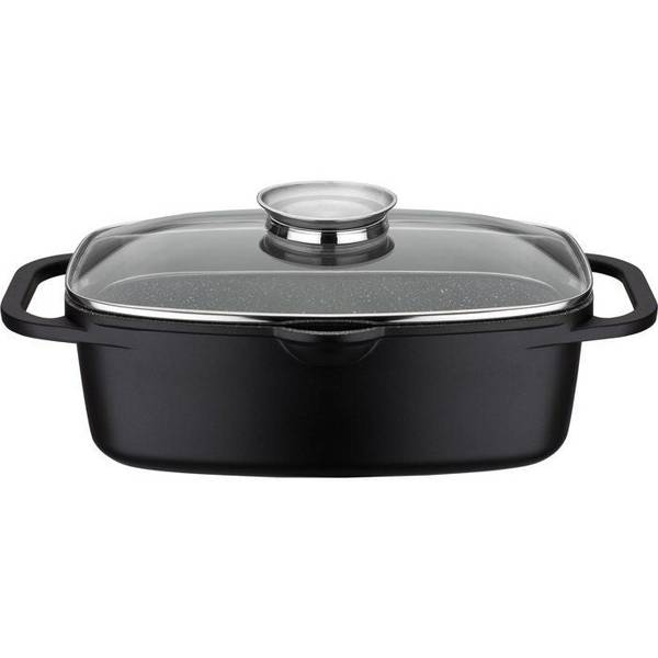 GSW Gourmet Graniet Casserole - 6 L - Inductie Compatibel