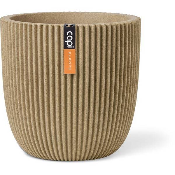 CAPI EUROPE Pot Bol Groove NL - 35 x 34 cm - Beige