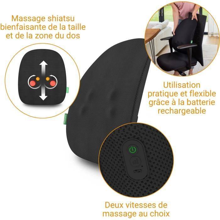 Medisana Massage Rugleuning MC 500 - Shiatsu - Draadloos - 2 Snelheden - Zwart-3