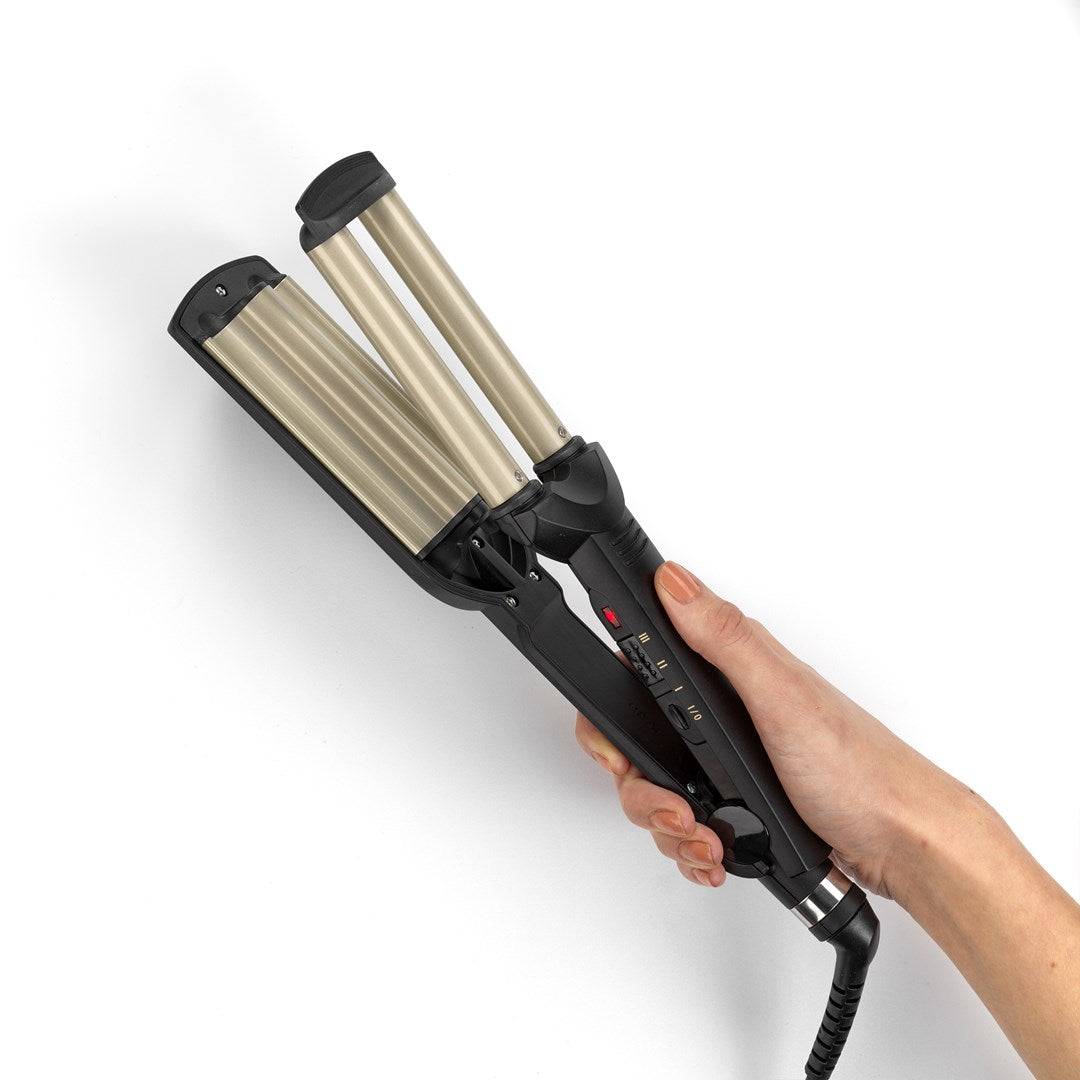 BaByliss EasyWaves Texturizing Iron Warm Zwart/Zilver 70,9 cm 1,8 m C260E-3