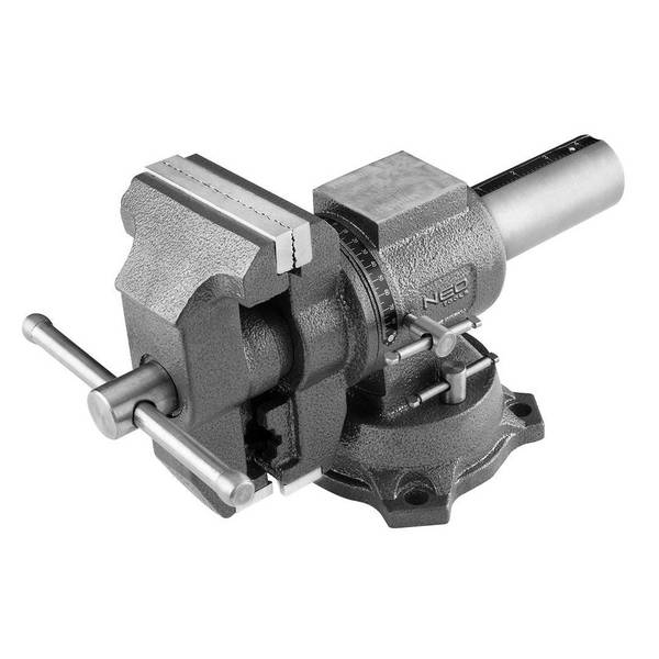 NEO Draaibare Bankschroef 100 mm 360° 360degree