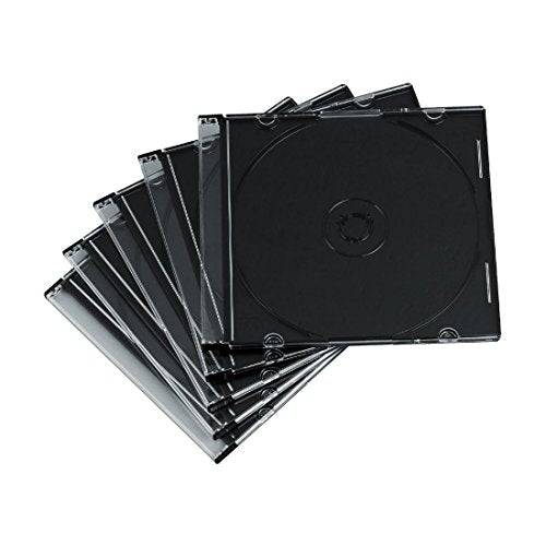 Hama Slim Jewel Case voor Geheugen CD - Transparant-Zwart (Verpakking van 50) (00051269)-3