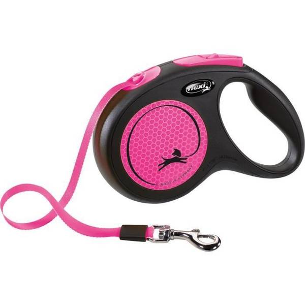 TRIXIE Flexi New NEON Webbing Lijn 5 m Fluorescerend Roze