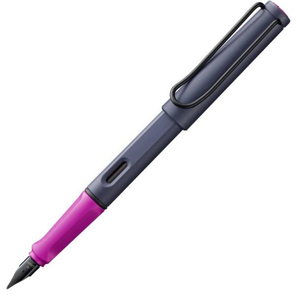 LAMY safari vulpen met cartridge roze klif M medium (1238375)
