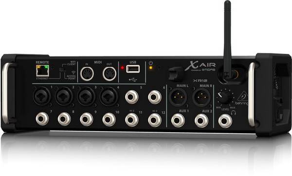 Behringer XR12 Audio Mixer 12 Kanalen Zwart