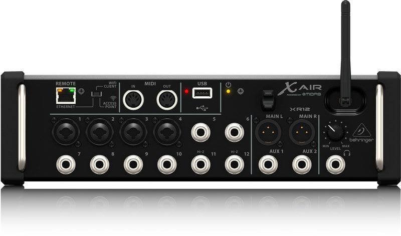 Behringer XR12 Audio Mixer 12 Kanalen Zwart-1