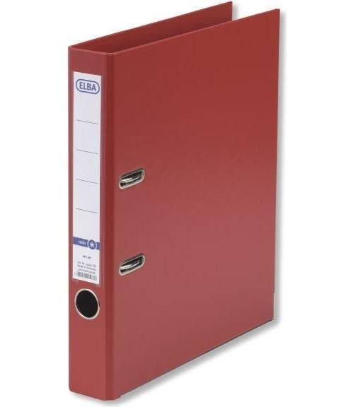 ELBA rado star binder 50 mm rugbreedte rood DIN A4 PP binnenkant doorzichtige pocket vervangbaar insert (10464 RO)-0