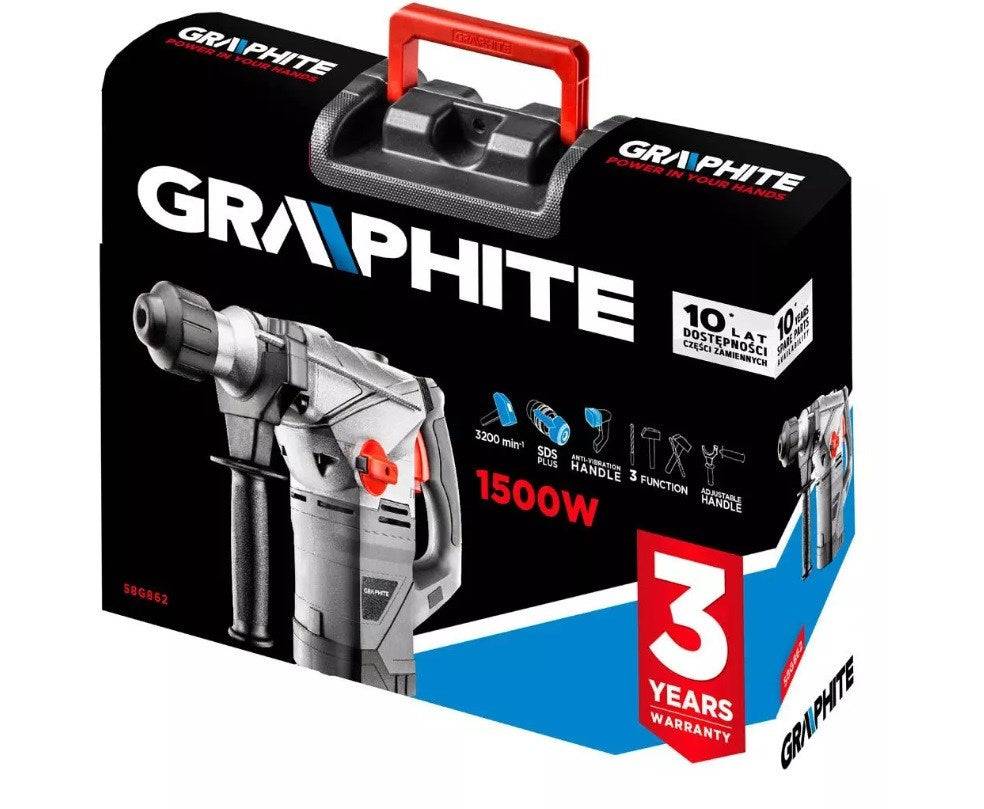 Graphite Rotatiehamer 58G862 1500 W SDS Plus-2