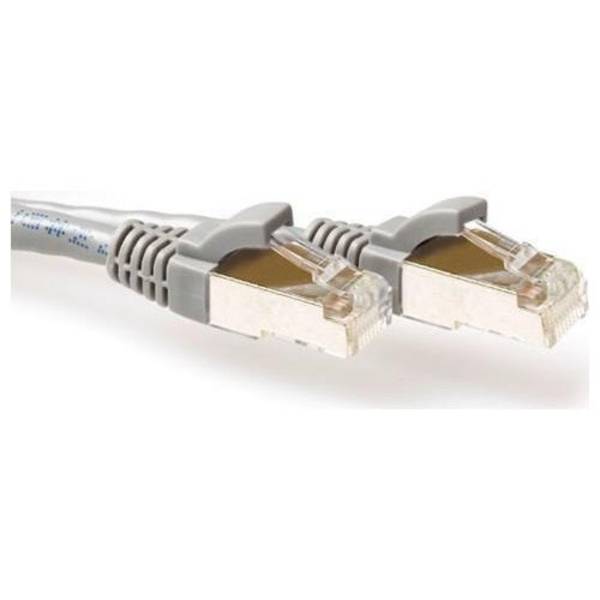 ACT Grijze 25 Meter SFTP CAT6A Patchkabel Snagless met RJ45 Connectoren (FB3025)