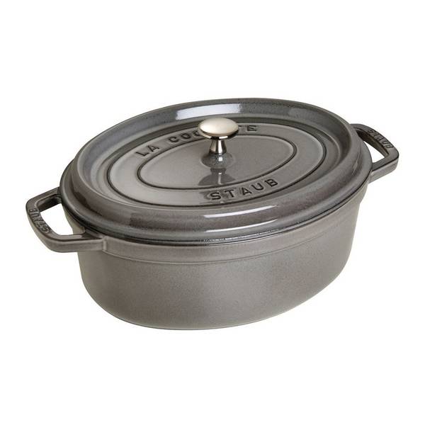 STAUB Ovale Gietijzeren Pot 3,2 L Grafiet