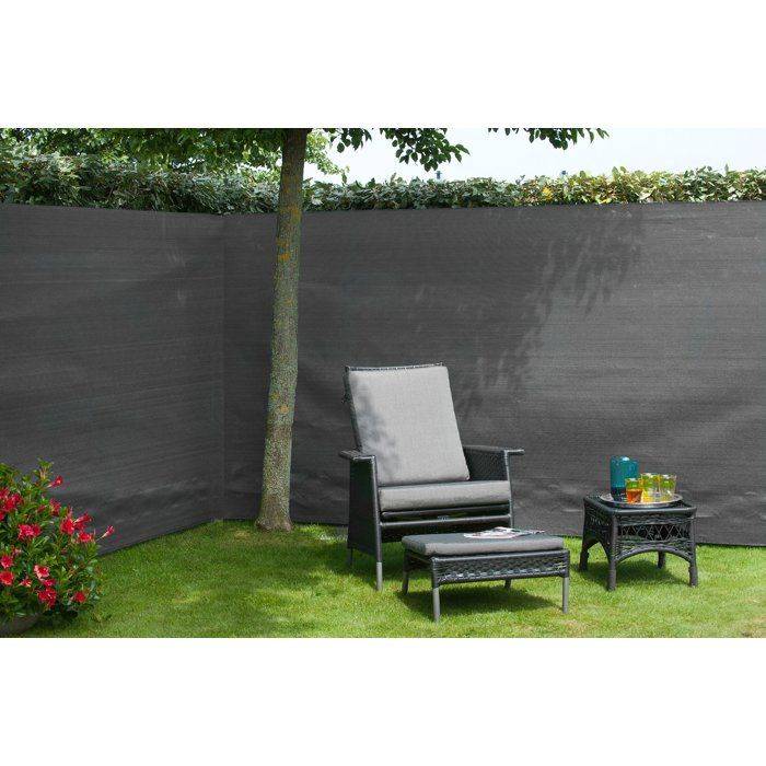 Privacy Scherm - NATUUR - 200 g - 1,2 x 25 m - Antraciet-3