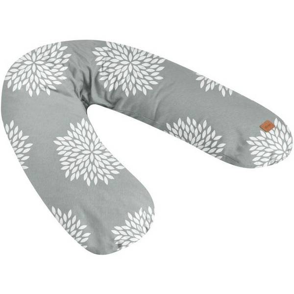 BEABA Moederkussen - Big Flopsy™ - Bloemen - Grijs