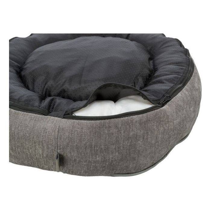 TRIXIE Hondenmand VITAL LENNOX Chenille Stof Ø 50 cm Grijs-1