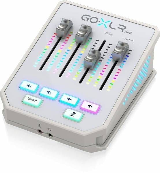 TC Helicon GO XLR Mini-WH Streaming Mixer/Sampler Wit-0