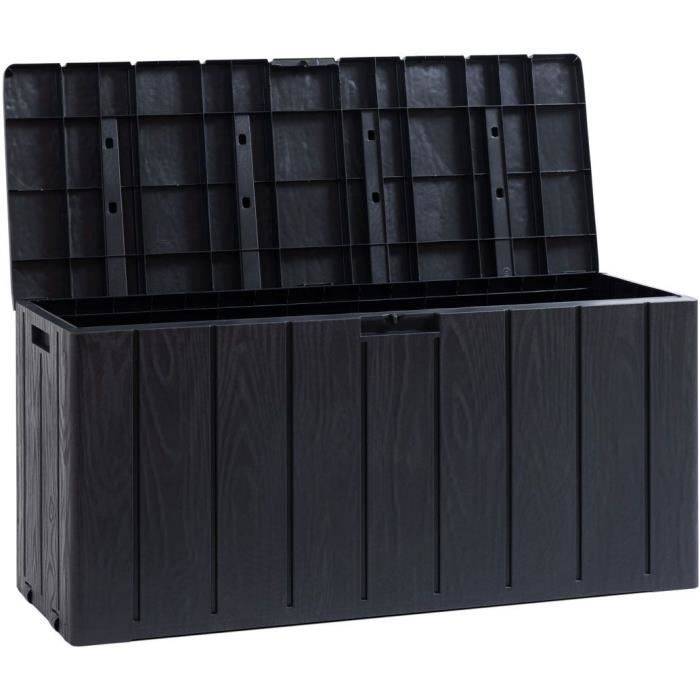 MULTIBOX BRAVO Tuinopbergdoos Kunststof Antraciet Grijs 270 L 117,5 x 45 x 56 cm 117.5x45x56-0