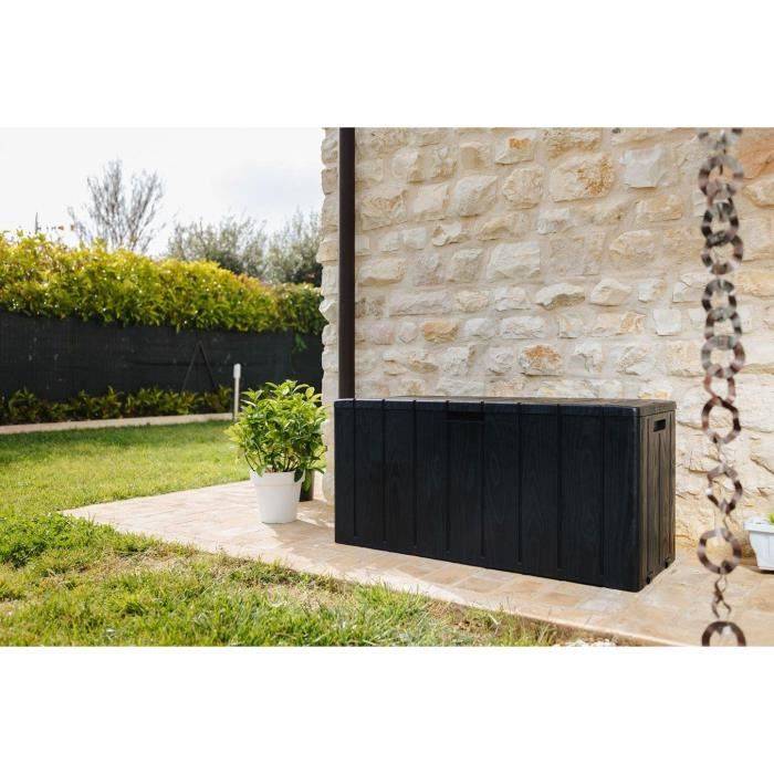 MULTIBOX BRAVO Tuinopbergdoos Kunststof Antraciet Grijs 270 L 117,5 x 45 x 56 cm 117.5x45x56-1
