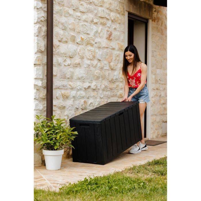 MULTIBOX BRAVO Tuinopbergdoos Kunststof Antraciet Grijs 270 L 117,5 x 45 x 56 cm 117.5x45x56-2
