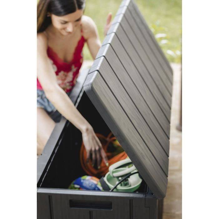 MULTIBOX BRAVO Tuinopbergdoos Kunststof Antraciet Grijs 270 L 117,5 x 45 x 56 cm 117.5x45x56-4