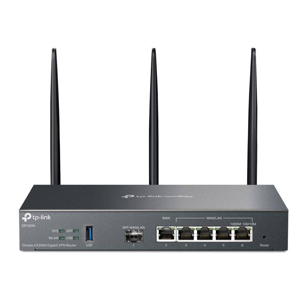 TP-Link Omada ER706W V1 - Draadloze Router - 4-Poort Switch - Wi-Fi 6 - Dual-Band 4-Port-Switch 1GbE-0