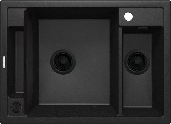 Deante Granieten Spoelbak 69 x 50 cm Grafiet Magnetic ZRMG503