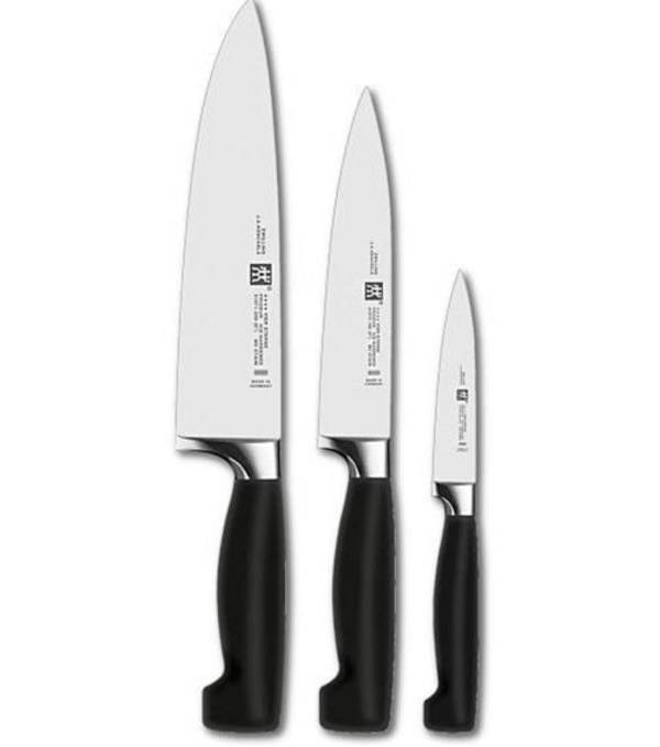 Zwilling 35048-000-0 Messenset 3-delig - Schilmes, Vleesmes, Koksmes (35048-000-0) 3-piece