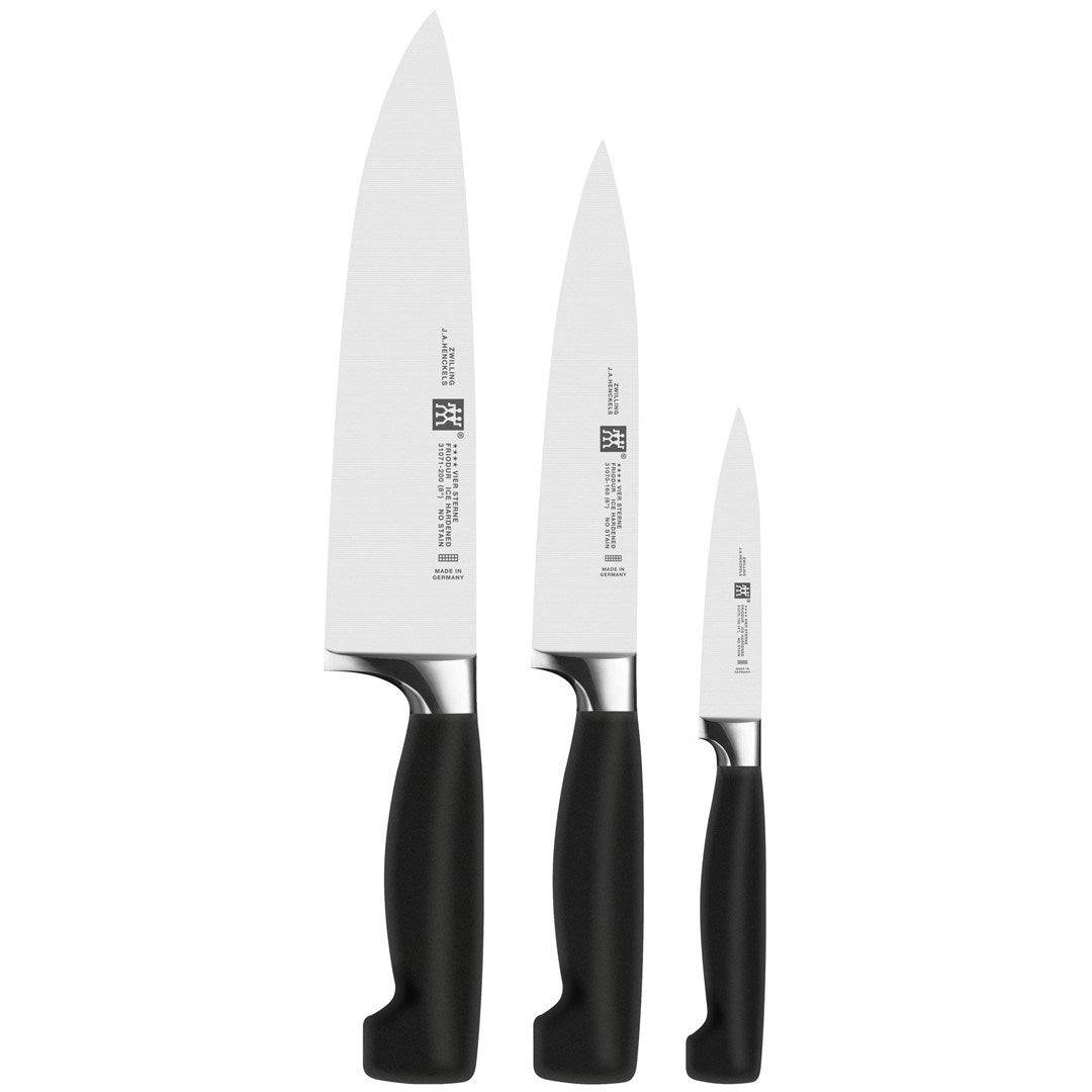 Zwilling 35048-000-0 Messenset 3-delig - Schilmes, Vleesmes, Koksmes (35048-000-0) 3-piece-1