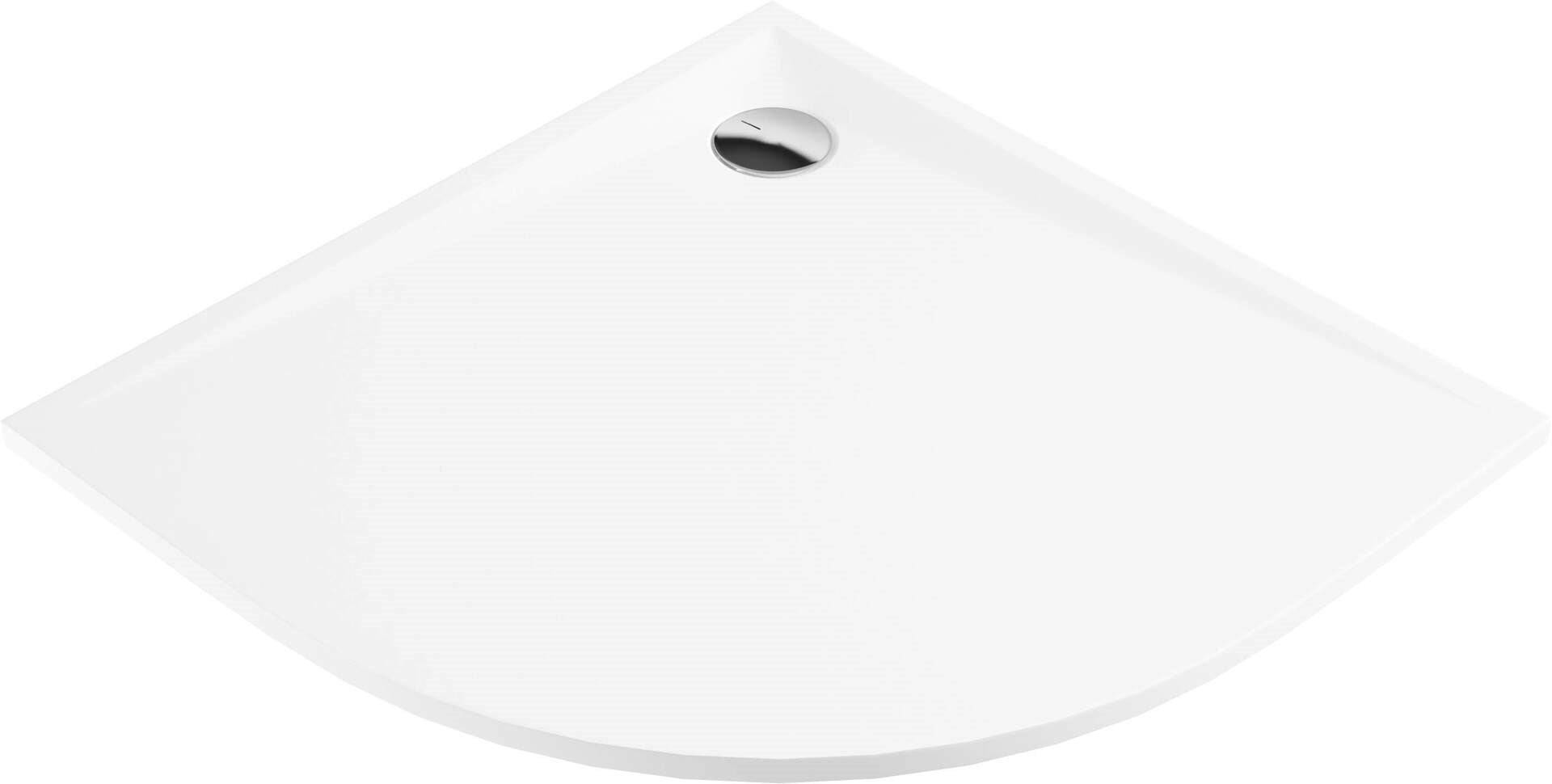 Deante Kerria Plus Halfronde Acryl Douchebak 80 cm KTS 054B-0