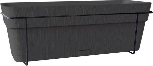 STEFANPLAST Balkonbak ETHICA 9 L 50x18x17 cm Grafiet h17