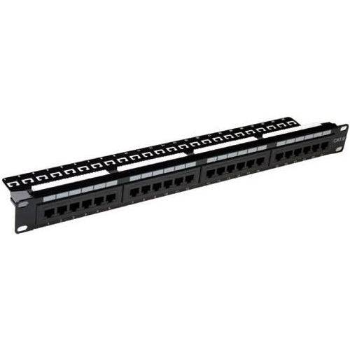 ACT Patchpanel CAT 6 UTP 24-poorten met Kabelbeheerstang (PP1011) 24-ports-0