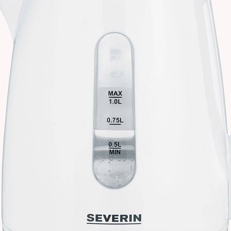 SEVERIN Waterkoker 1 L 2200W Wit WK 3411 WK3411-1