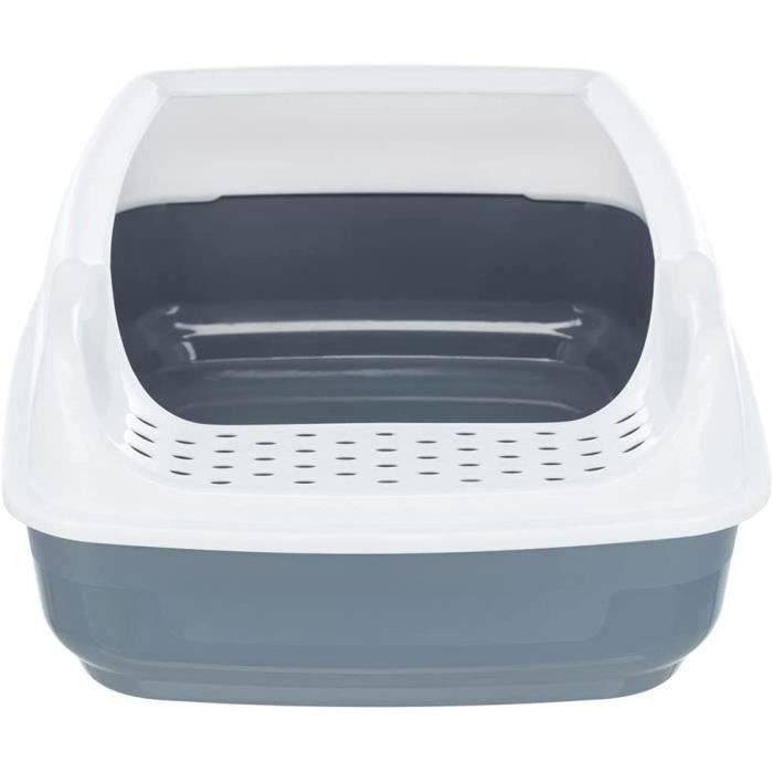 TRIXIE Delio Kattenbak - Geprint Grijs en Wit - 38 x 20 x 50 cm-2