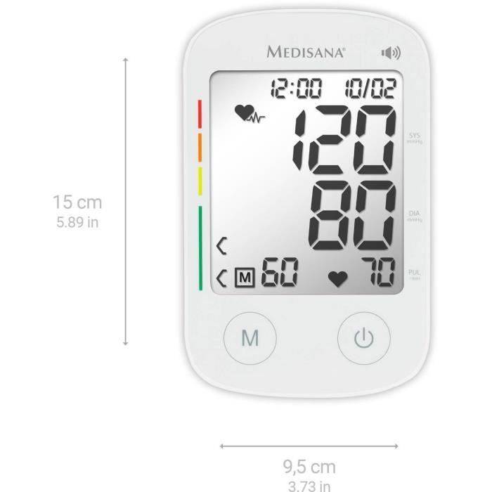 MEDISANA Praat Bloeddrukmeter BU 535 Groot Scherm XXL Cijfers-4
