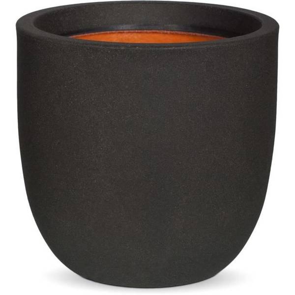 CAPI EUROPE URBAN SMOOTH Plantenbak - 43x41 cm - Zwart