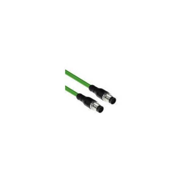 ACT Industrial 7,50 m Sensor Kabel M12A 8-Pin Man naar M12A 8-Pin Man SC3867