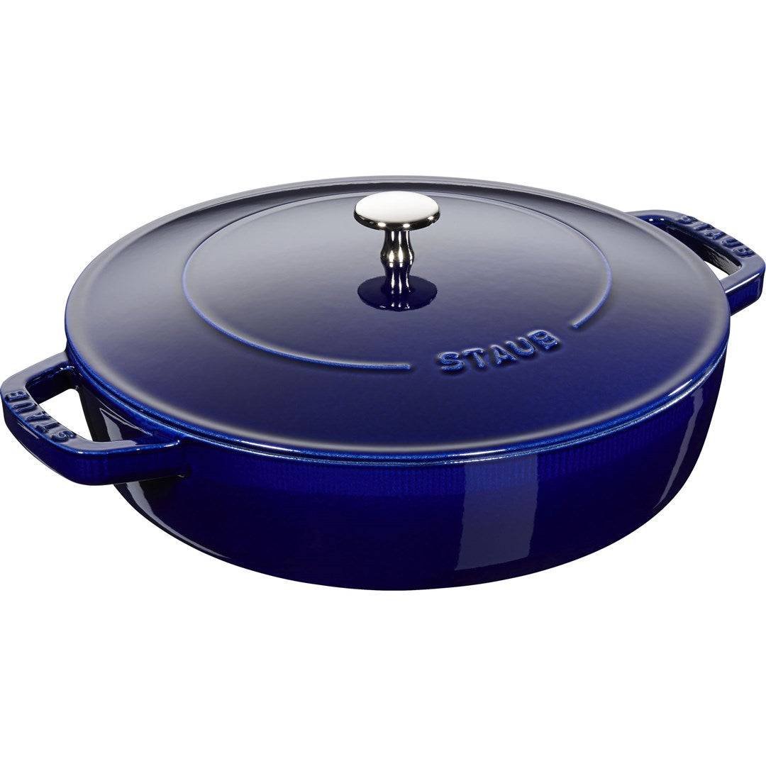 Staub Diepe Koekenpan 28 cm met Deksel-1