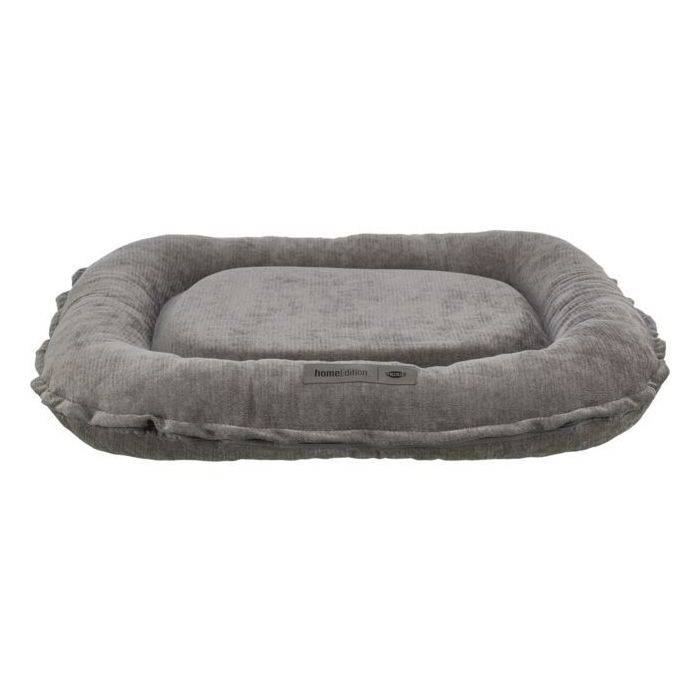 TRIXIE Hondenkussen VITAL LENNOX Chenille Stof Ovaal 70 x 55 cm Grijs-0