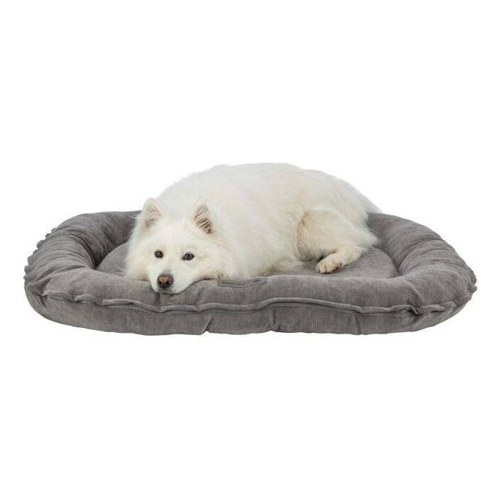 TRIXIE Hondenkussen VITAL LENNOX Chenille Stof Ovaal 70 x 55 cm Grijs-1
