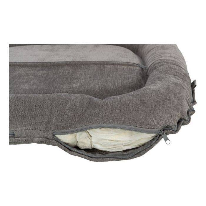 TRIXIE Hondenkussen VITAL LENNOX Chenille Stof Ovaal 70 x 55 cm Grijs-2
