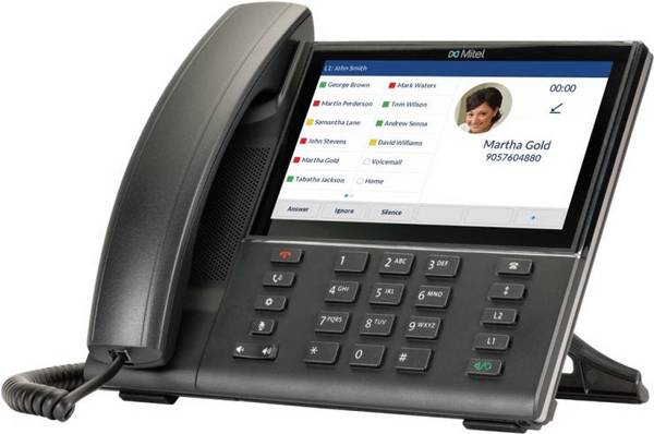 Mitel 6873 SIP Telefoon - VoIP Telefoon - SIP, RTCP, RTP, SRTP - 24 Lijnen (50006790)